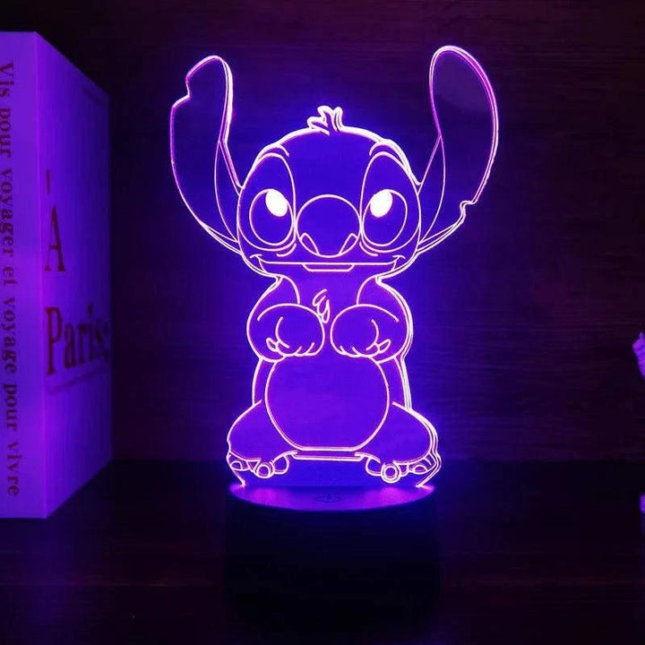 3D Illusion Stitch Light Remote & Touch Lamp - Clokari