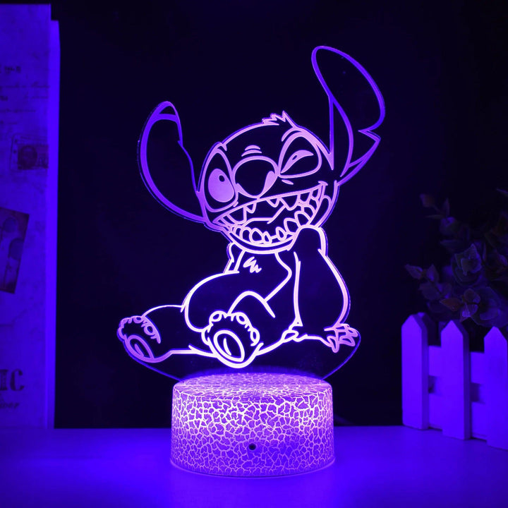 3D Illusion Stitch Light Remote & Touch Lamp - Clokari