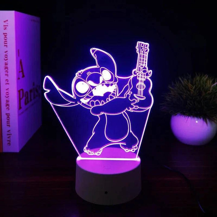 3D Illusion Stitch Light Remote & Touch Lamp - Clokari