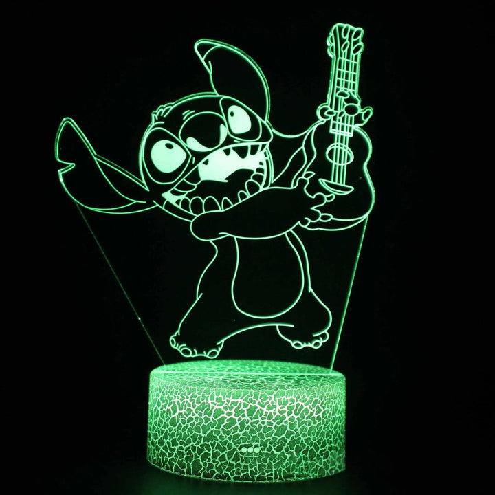 3D Illusion Stitch Light Remote & Touch Lamp - Clokari