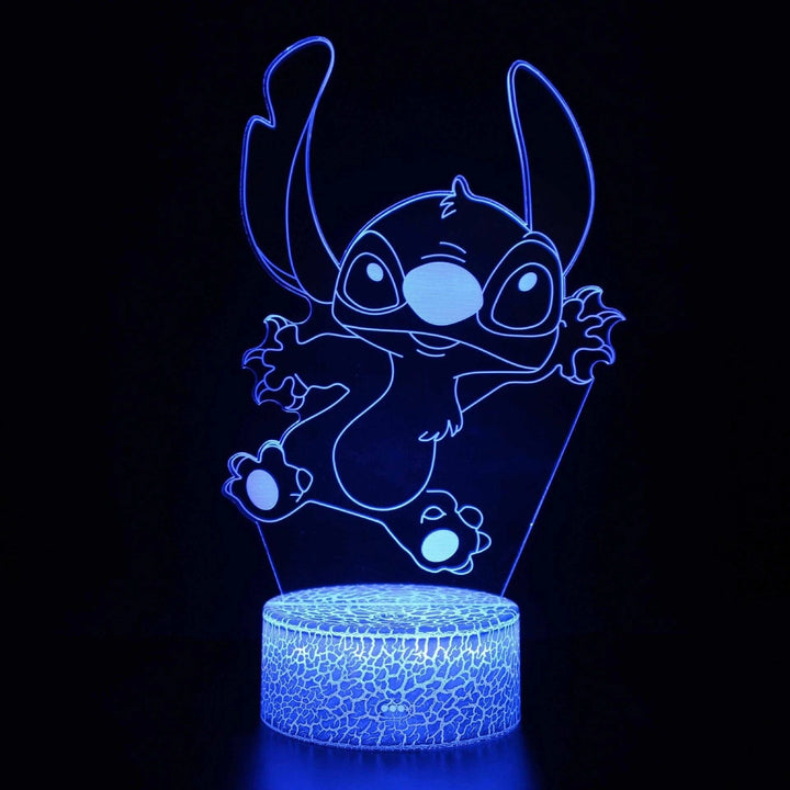 3D Illusion Stitch Light Remote & Touch Lamp - Clokari