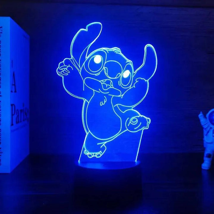 3D Illusion Stitch Light Remote & Touch Lamp - Clokari