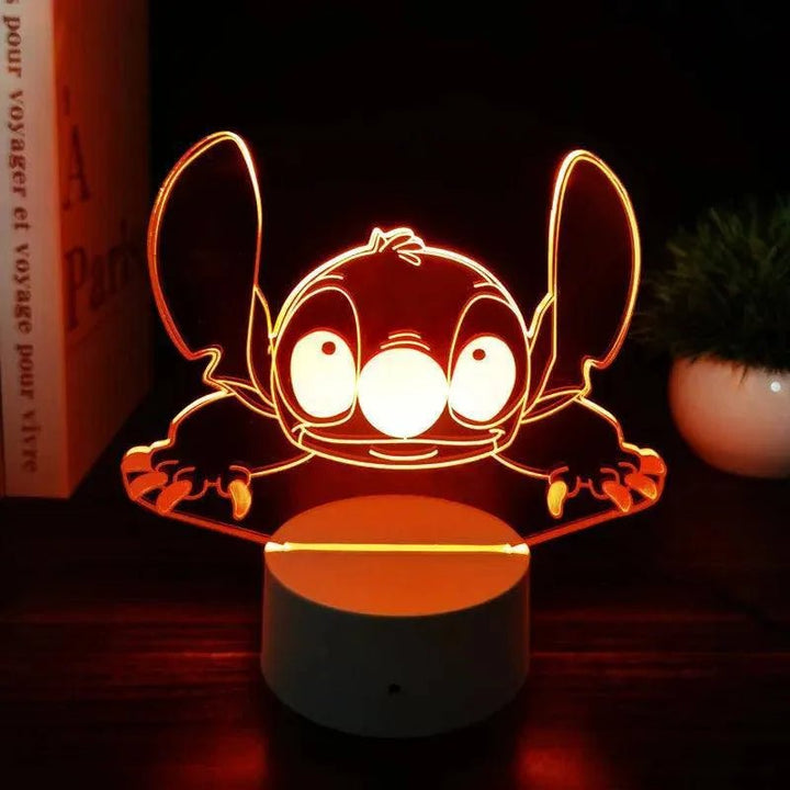 3D Illusion Stitch Light Remote & Touch Lamp - Clokari