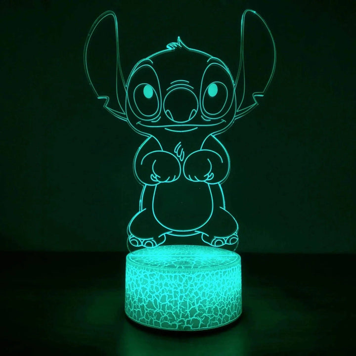 3D Illusion Stitch Light Remote & Touch Lamp - Clokari