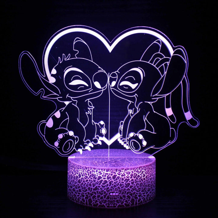 3D Illusion Stitch Light Remote & Touch Lamp - Clokari