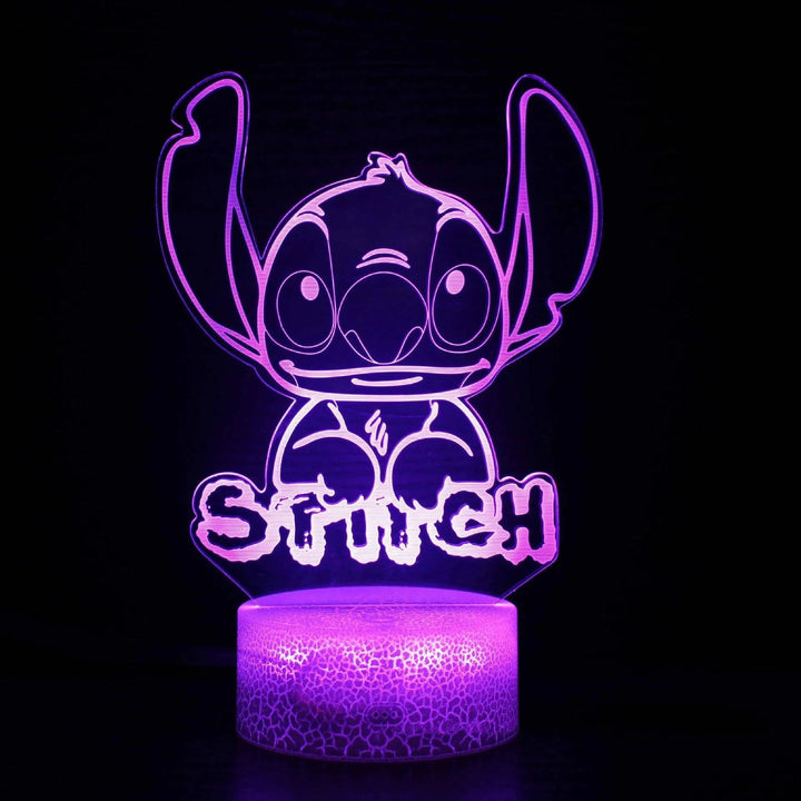 3D Illusion Stitch Light Remote & Touch Lamp - Clokari