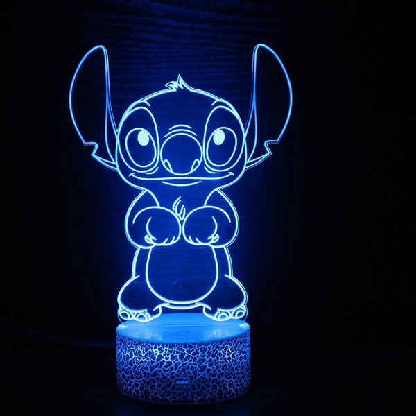 3D Illusion Stitch Light Remote & Touch Lamp - Clokari