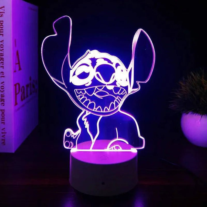 3D Illusion Stitch Light Remote & Touch Lamp - Clokari