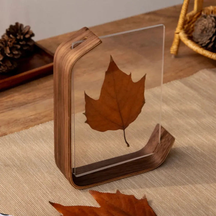 Acrylic Wooden Photo Frame – DIY Herbarium & Picture Display - Clokari