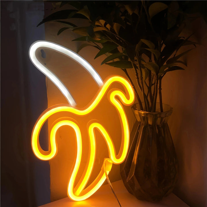 Banana LED Neon Light for Birthday - Clokari