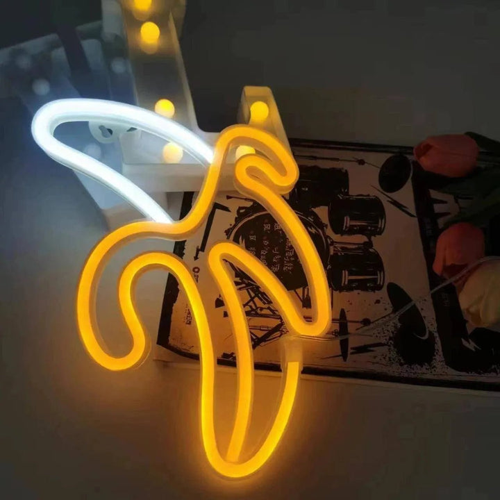 Banana LED Neon Light for Birthday - Clokari