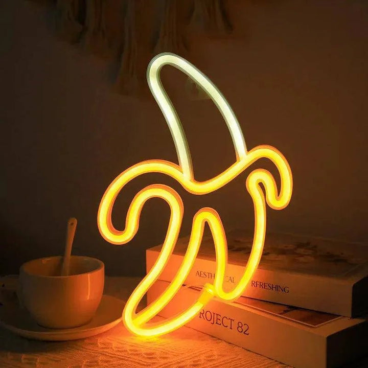 Banana LED Neon Light for Birthday - Clokari