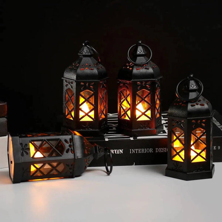 Hexagonal LED Candle Lantern - Clokari