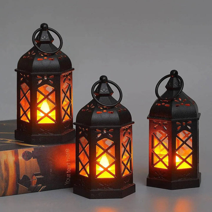 Hexagonal LED Candle Lantern - Clokari