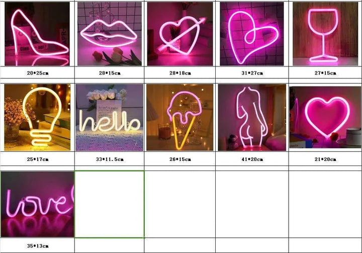 Romantic Neon Light, Perfect for Gifting - Clokari