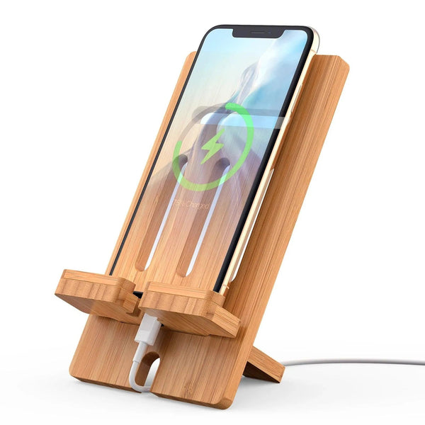 Wooden Phone Charging Stand - Clokari